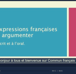 expressions françaises pour argumenter