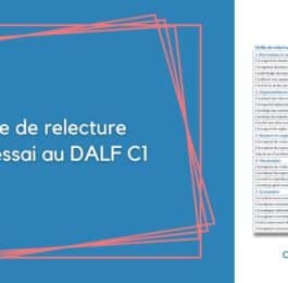 Grille de relecture d'un essai au DALF C1