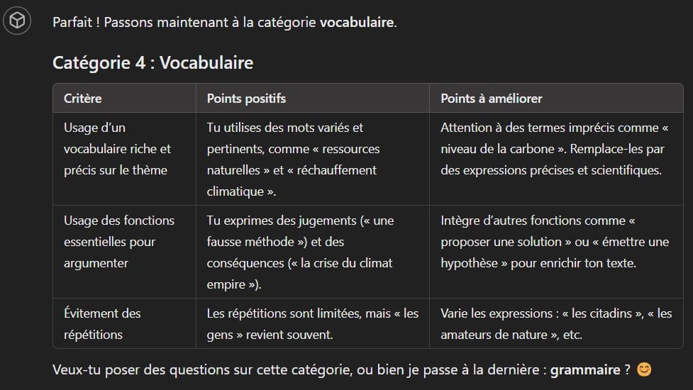 enrichir son vocabulaire avec ChatGPT